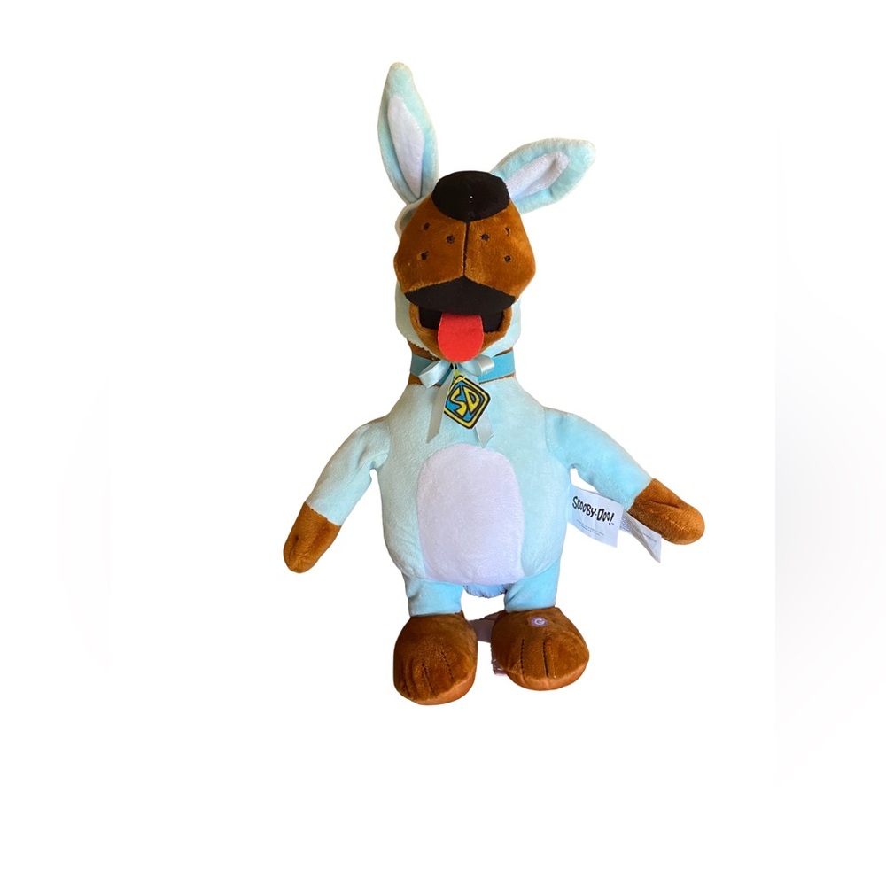 Gemmy Animated Scooby Doo Blue Easter Bunny *Tested*